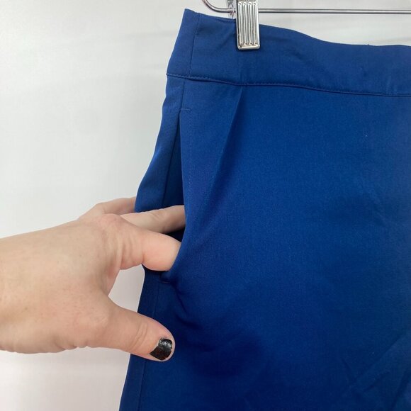 Lady Hagen Watercolor Colorblock Skort Womens Sz 8 Navy Blue Yelllow Tennis Golf - Picture 6 of 16